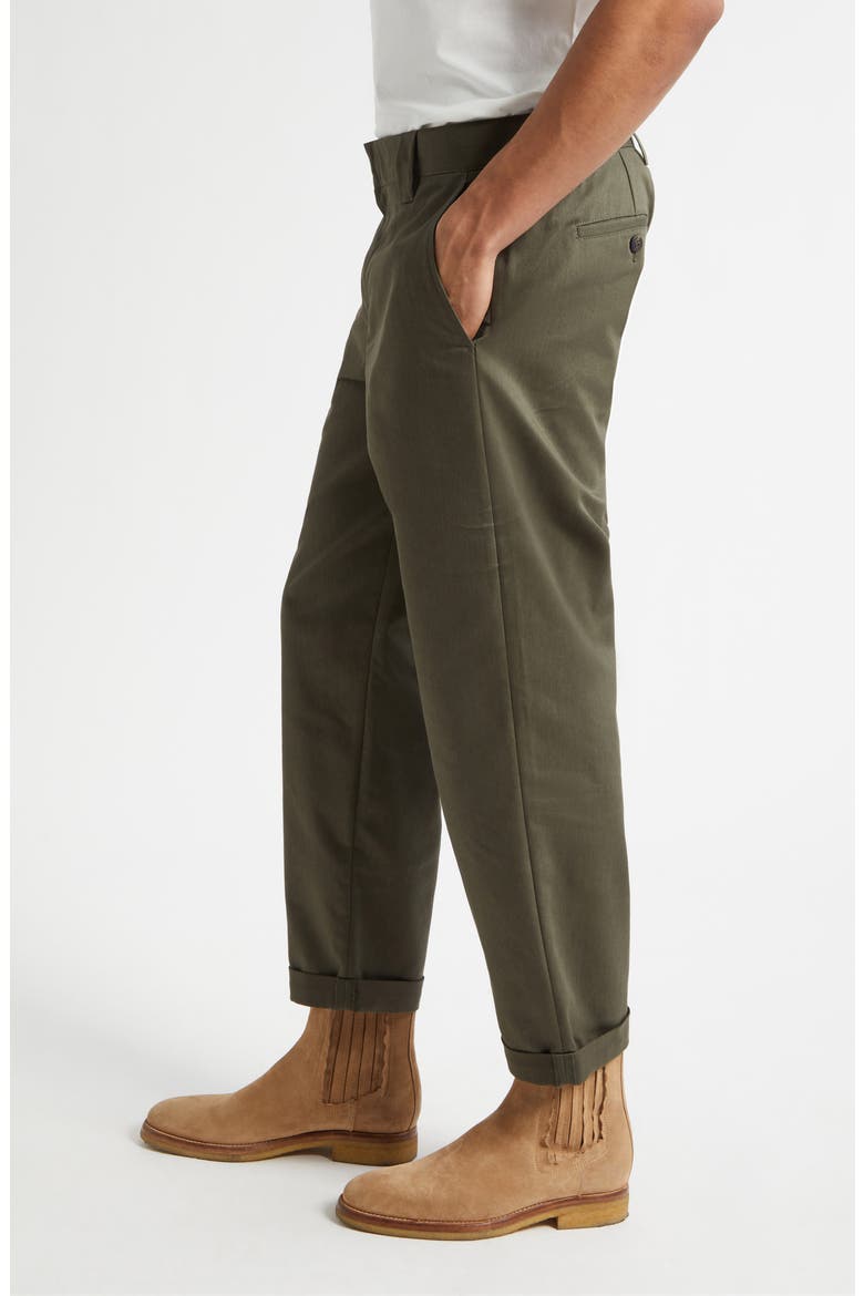 Skate Fit Chinos, Alternate, color, MILITARY GREEN