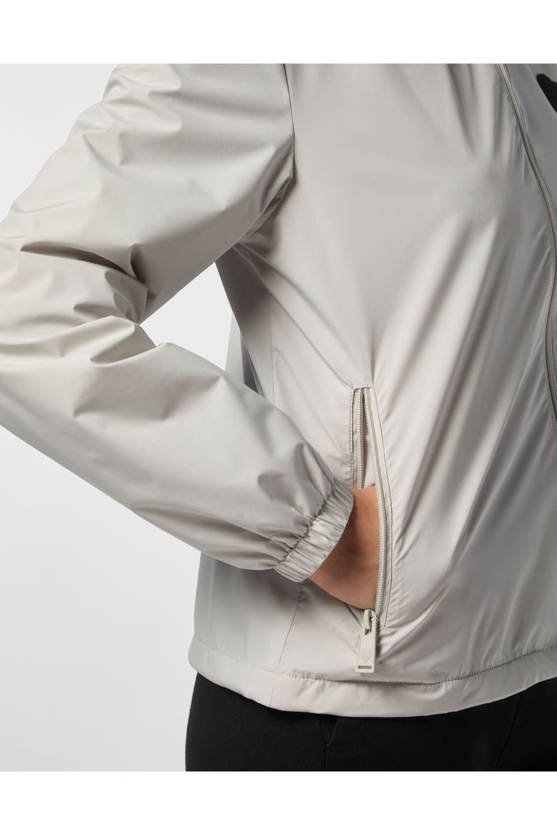 Hooded Lightweight Running Jacket Ls Women, Alternate, color, lightgrey