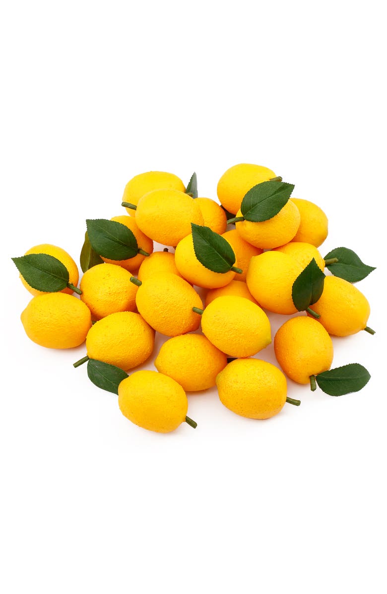 Mark Roberts Lemons, Medium Bag of 24, Main, color, Yellow
