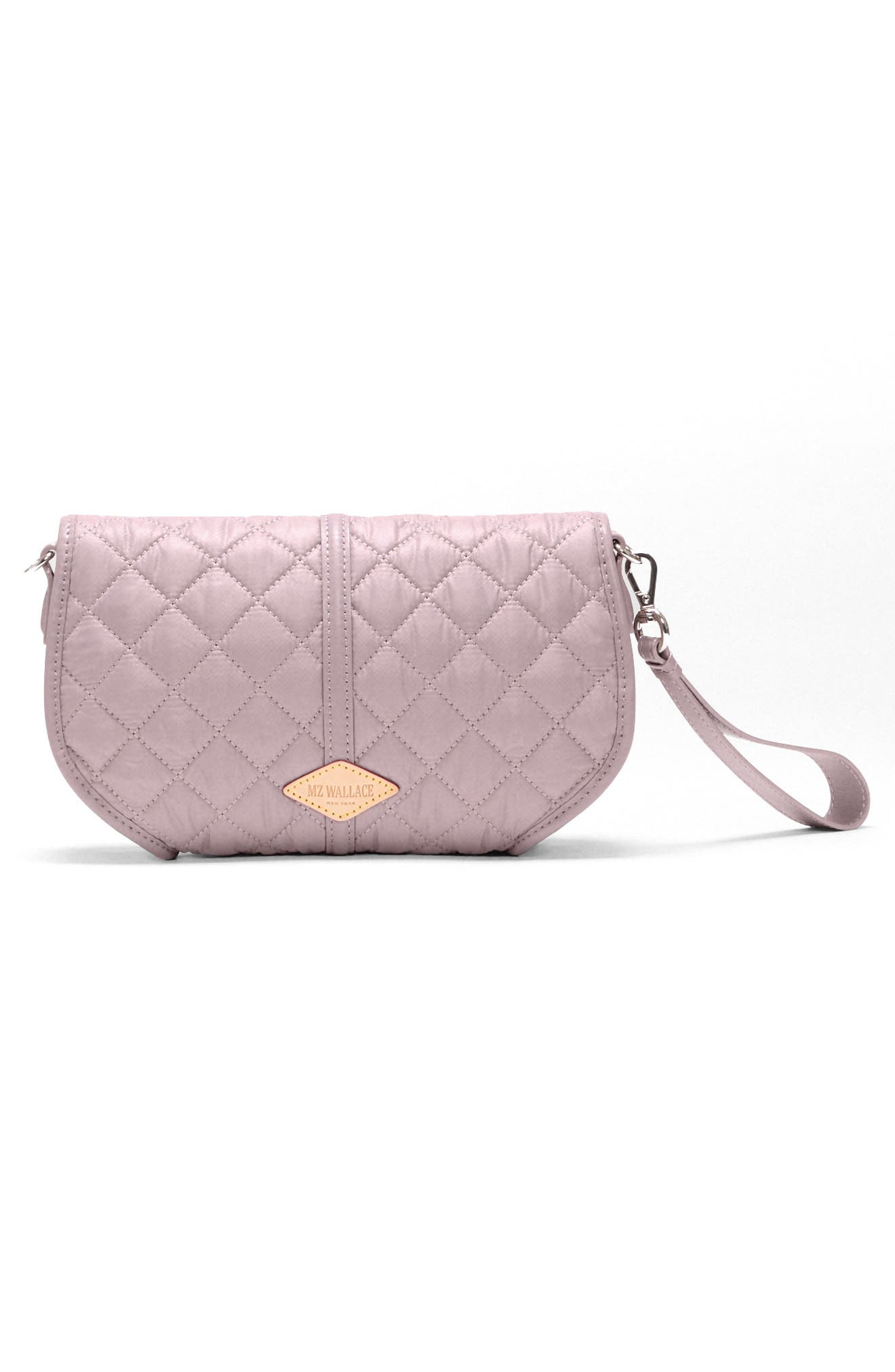Small Astor Convertible Leather Trim Clutch, Alternate, color, QUAIL