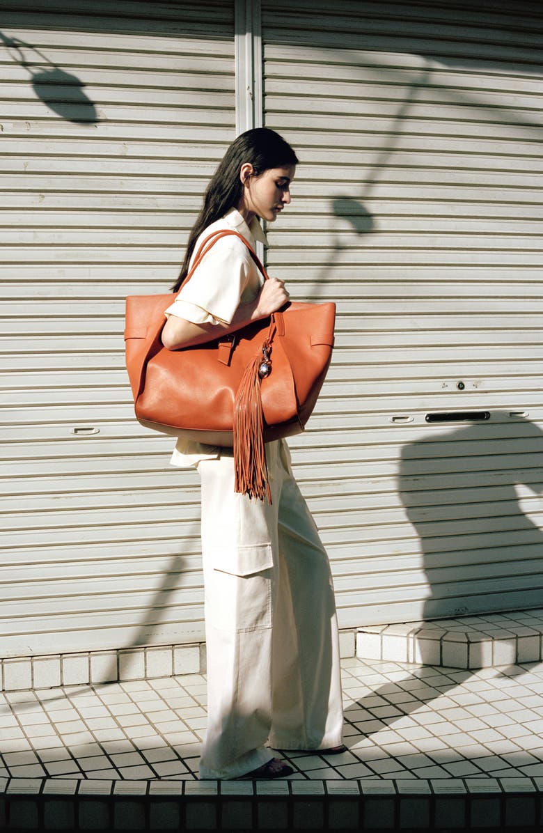 MANGO Straight Leg Stretch Cotton Cargo Pants, Alternate, color, 