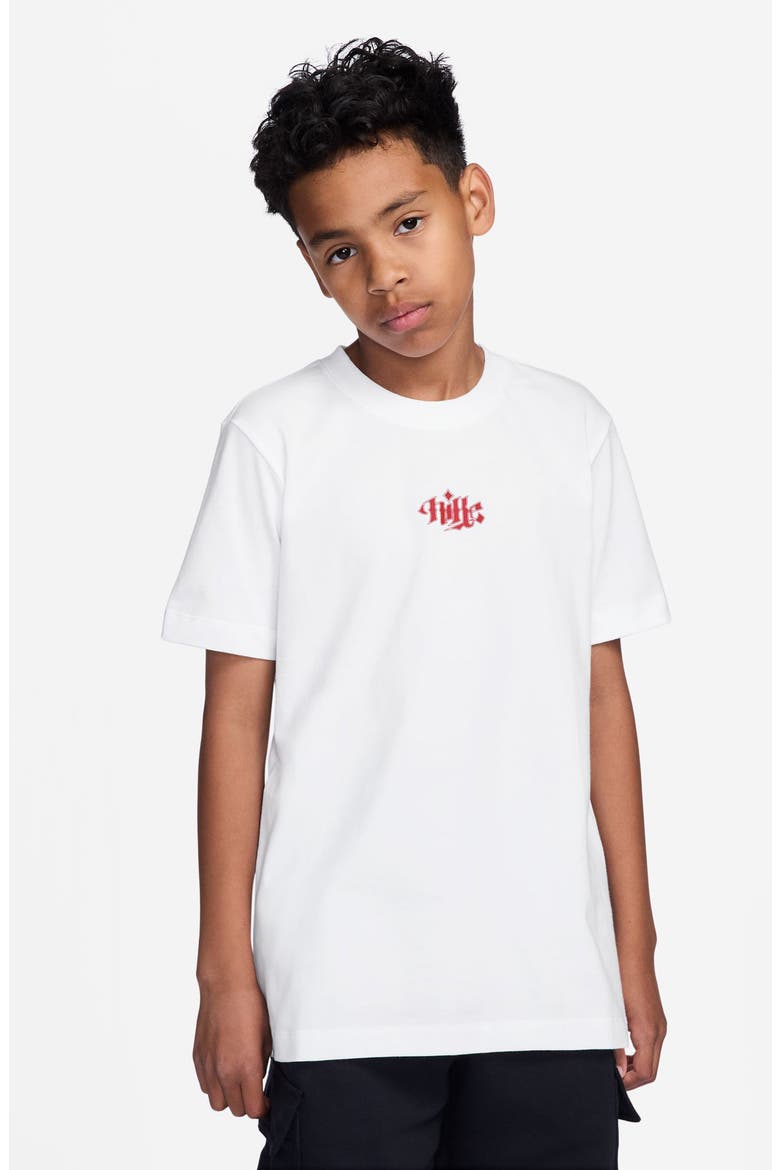 Kids' Sportswear First Flight Cotton Graphic T-Shirt, Main, color, WHITE