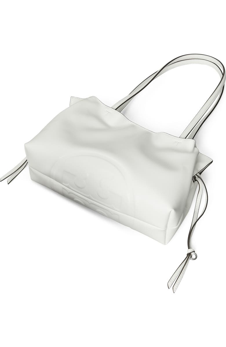 Tory Burch Small Ella Natuura<sup>™</sup> Drawstring Tote, Alternate, color, Bianco
