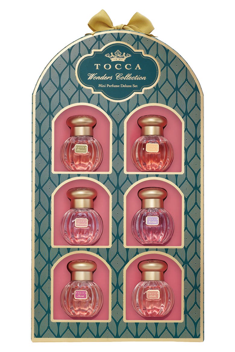 Wonders Perfume Deluxe Collection Fragrance Set $96 Value, Alternate, color, DARK GREEN