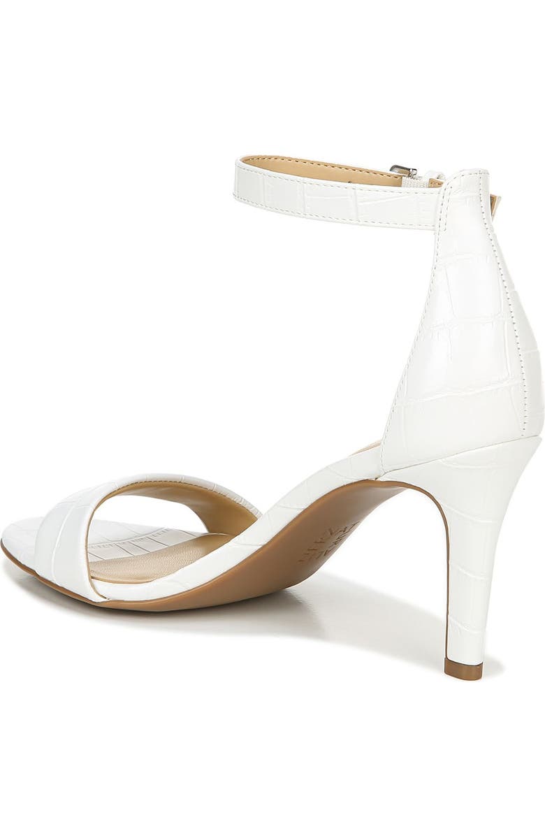 Naturalizer Leah Croc Embossed Ankle Strap Sandal, Alternate, color,