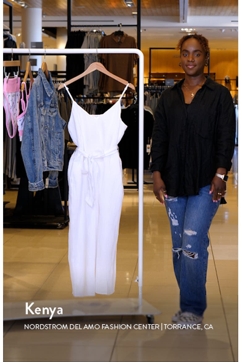 Seaside V-Neck Cover-Up Jumpsuit video