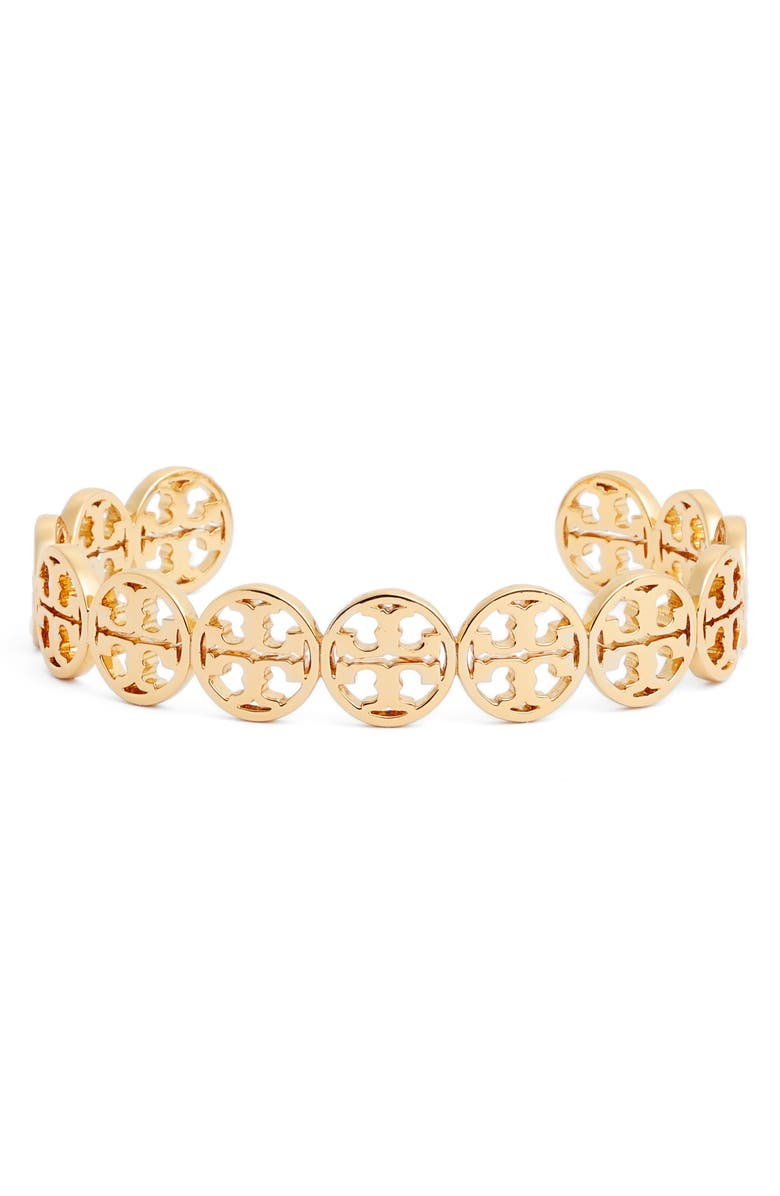 Tory Burch Logo Cuff, Main, color, 
