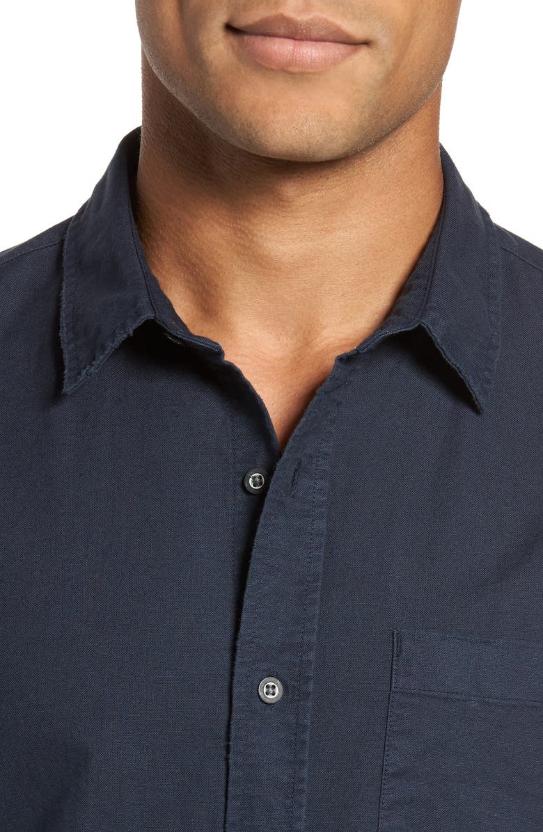 AG Caleb Slim Fit Twill Sport Shirt, Alternate, color, 5 Years Pigment Midnight