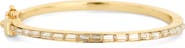NORDSTROM RACK Baguette Cubic Zirconia Bangle Bracelet