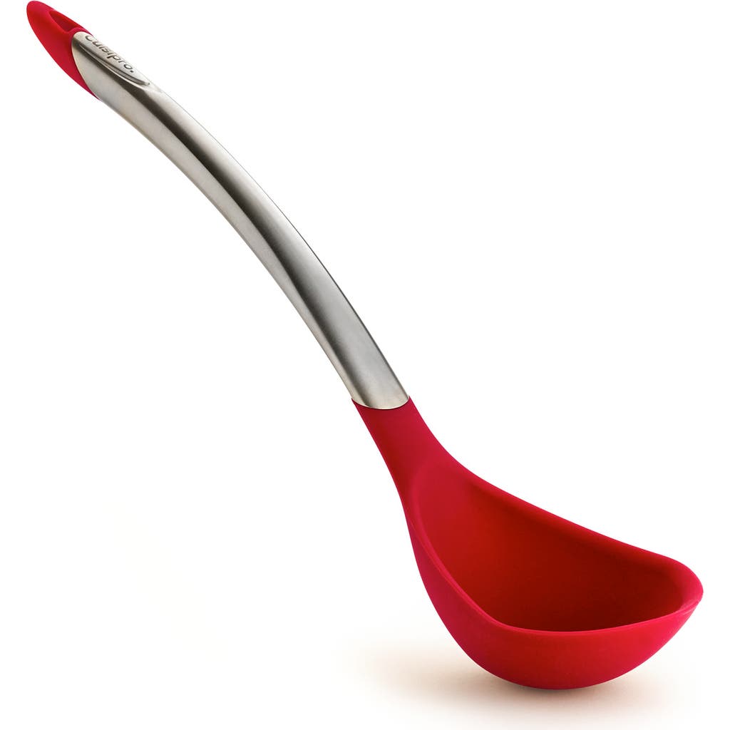 Cuisipro Silicone & Stainless Steel Ladle, Red In Red