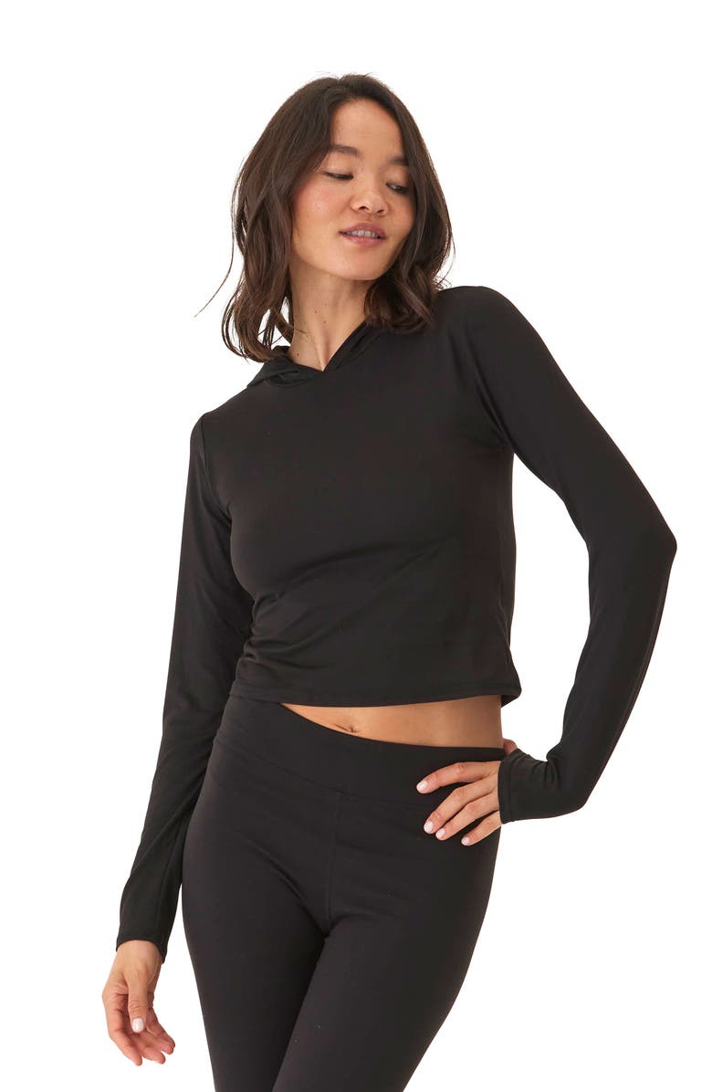 Threads 4 Thought Murielle Luxe Jersey Slim Fit Hoodie, Alternate, color, 