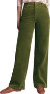 Boden High Waist Corduroy Column Jeans