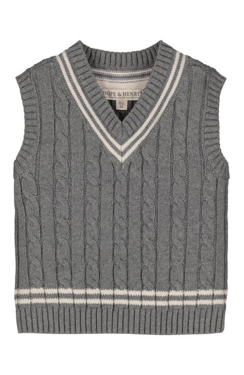 Baby Boys' Organic Cricket Sweater Vest, Infant