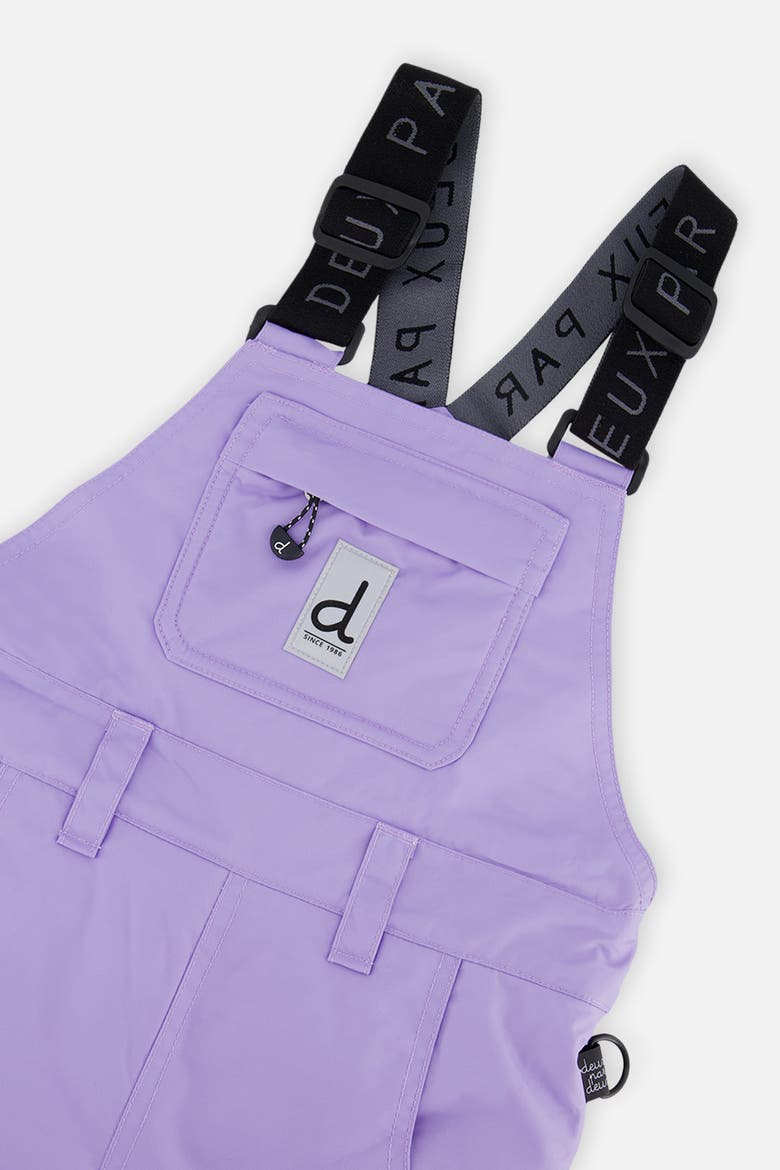 Play Adjustable Reinforced Knees Overall Snow Bib, Alternate, color, Violet