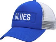 adidas Men's adidas Blue/White St. Louis Blues Team Plate Trucker Snapback Hat