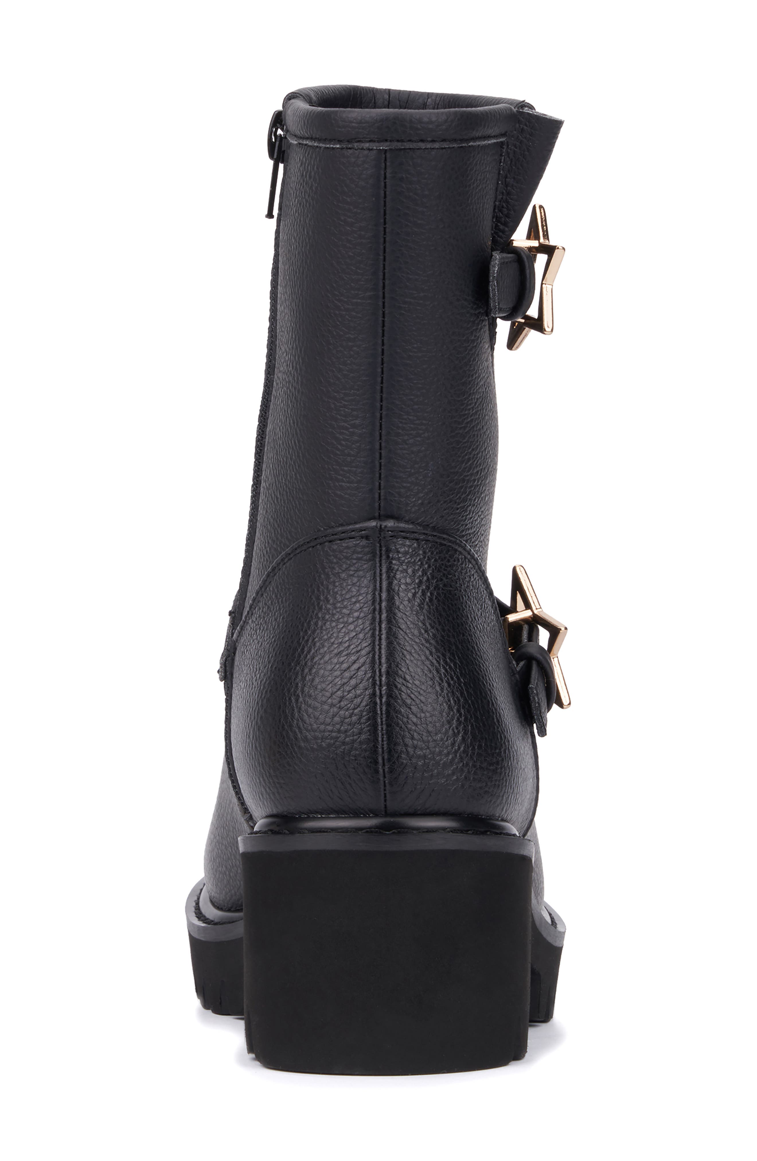 OLIVIA MILLER Neptune Lug Sole Boot, Alternate, color, Black