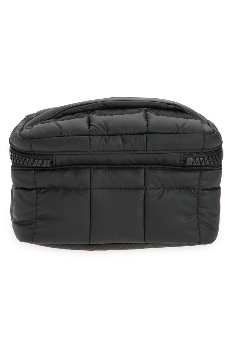 Porter Recycled Nylon Vanity Case, Alternate, color, MATT BLACK