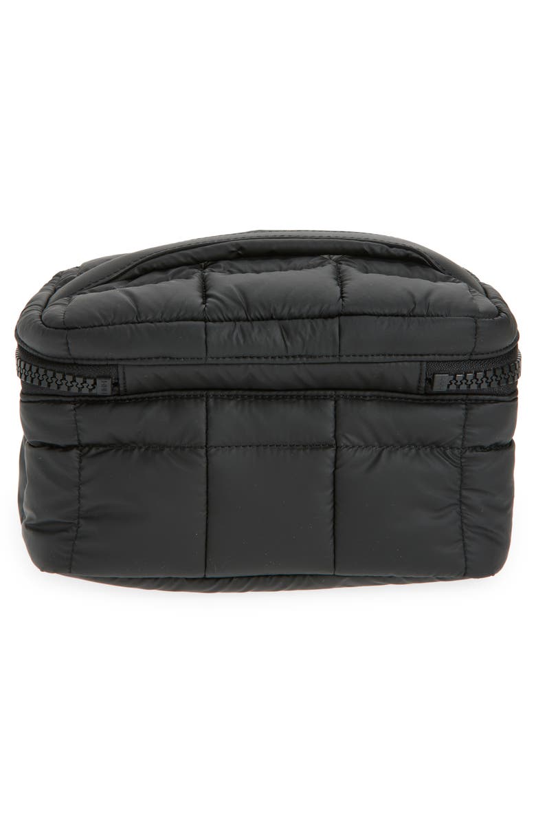 VeeCollective Porter Recycled Nylon Vanity Case, Alternate, color, Matt Black