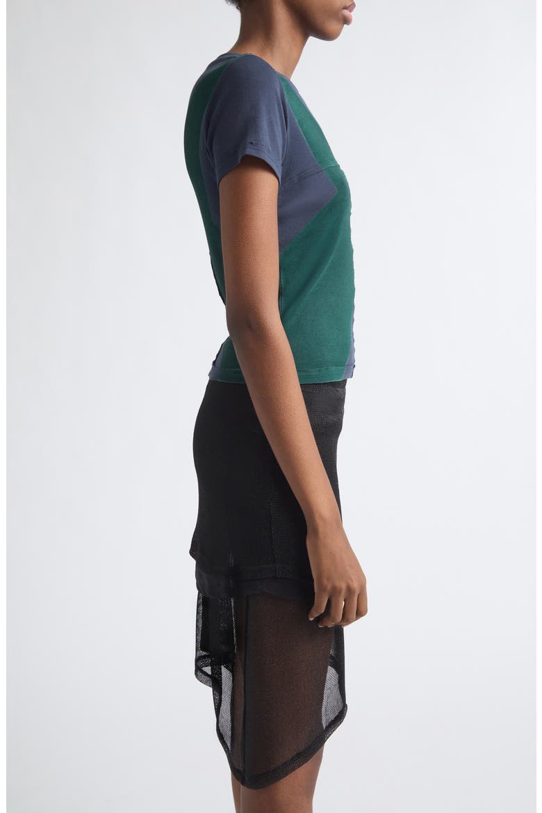 Lapped Baby Tee, Alternate, color, AXIS