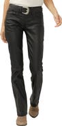 Silver Jeans Co. Suki Coated Curvy Mid Rise Slim Bootcut Jeans
