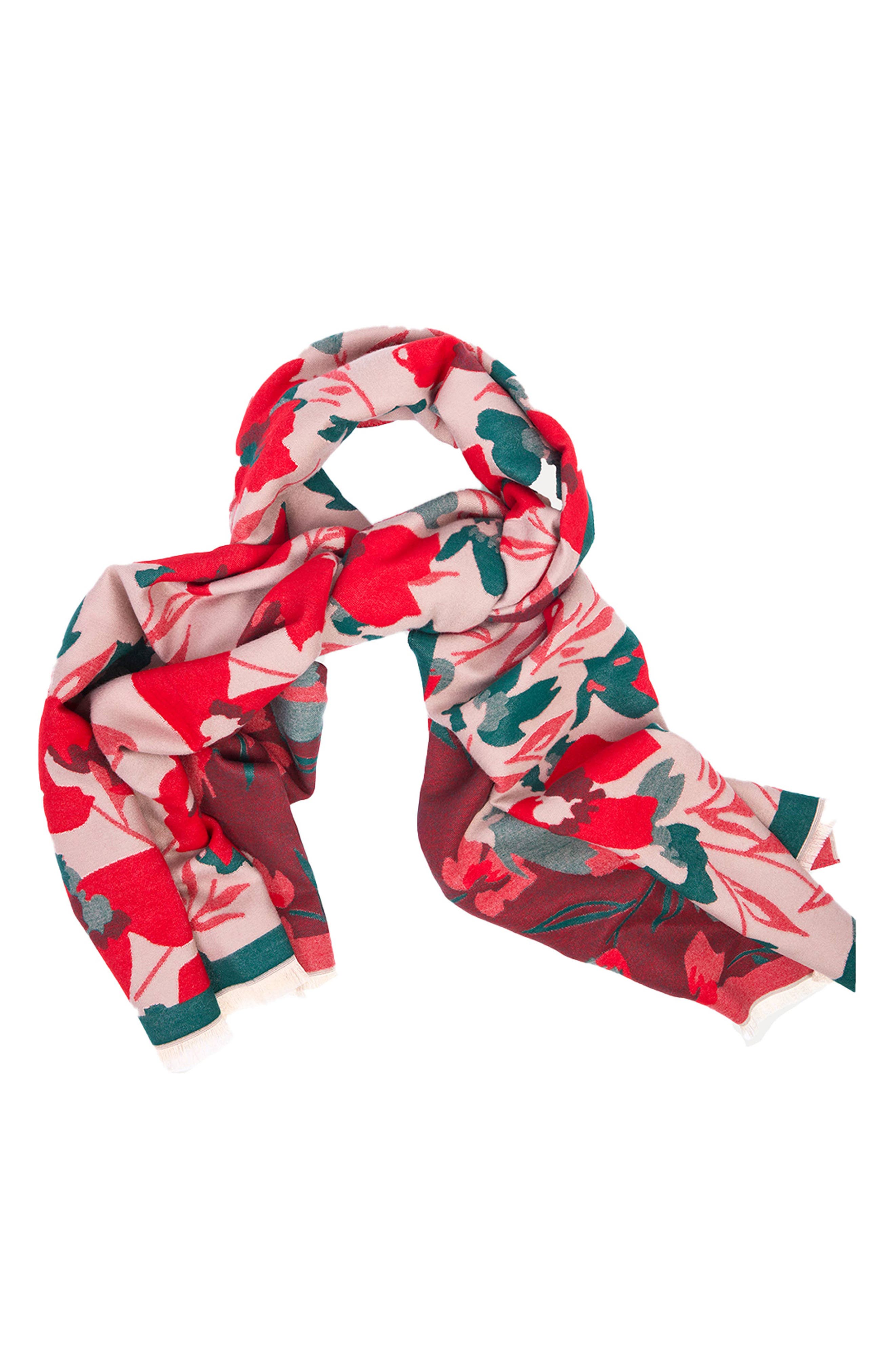 Floral Reversible Scarf