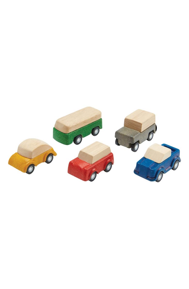 PlanToys<sup>®</sup> Plan World Set of 5 Cars, Main, color, Multi