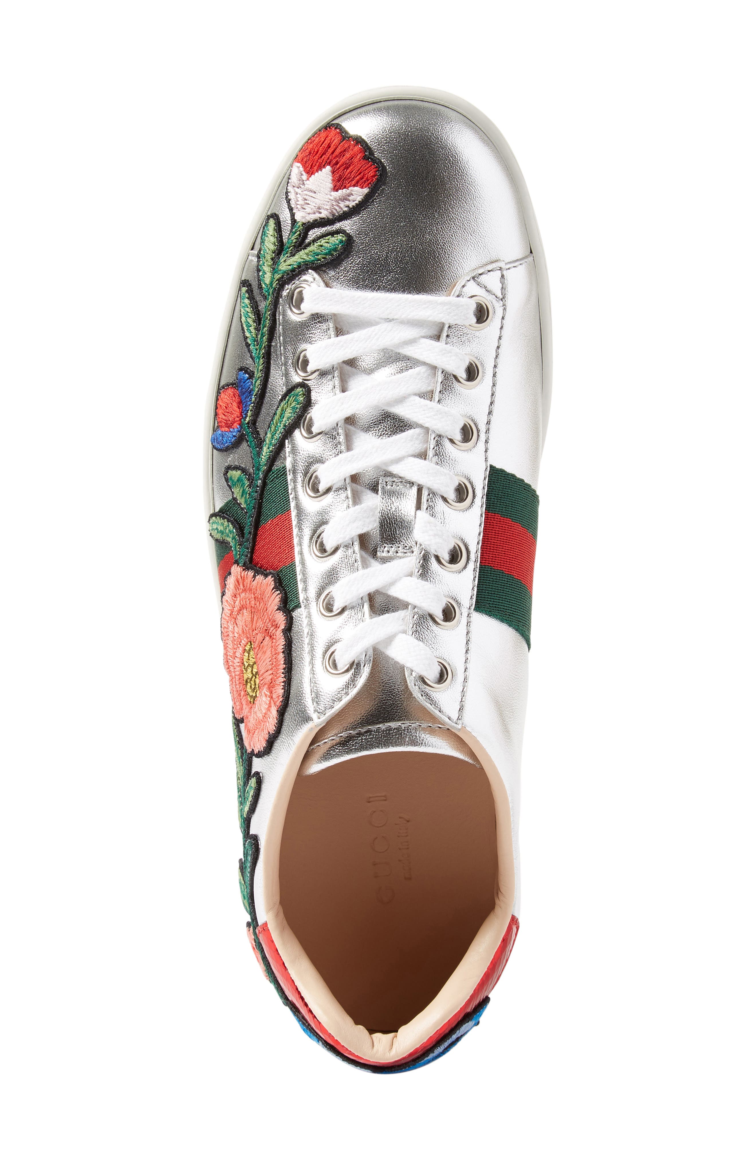 New Ace Low Top Sneaker, Alternate, color, SILVER MULTI