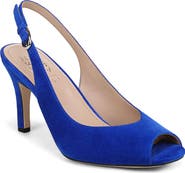 27 EDIT Naturalizer Alexa Peep Toe Slingback Pump