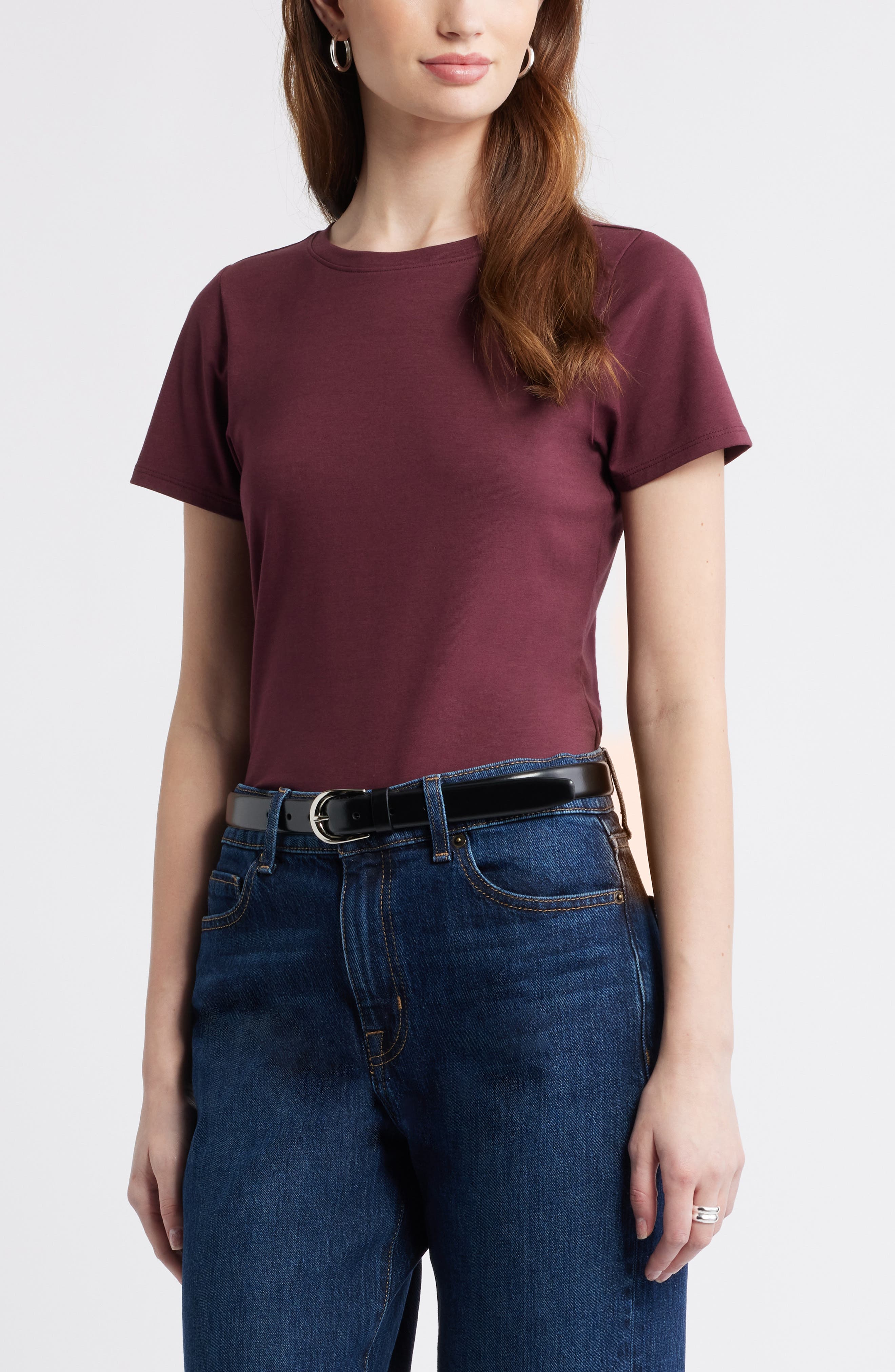 Nordstrom Pima Cotton Blend Crewneck T-Shirt