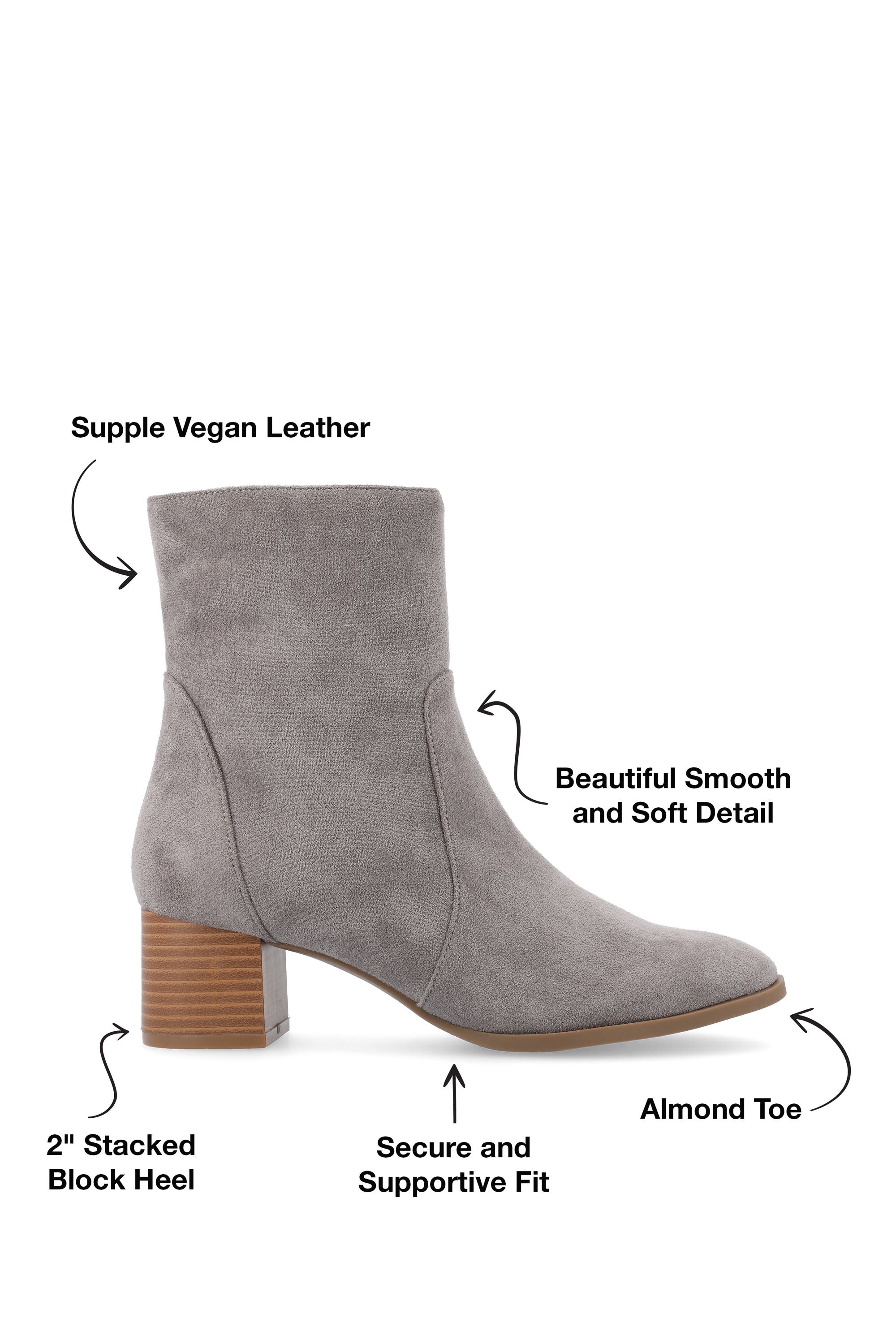 Hayven Block Heel Bootie