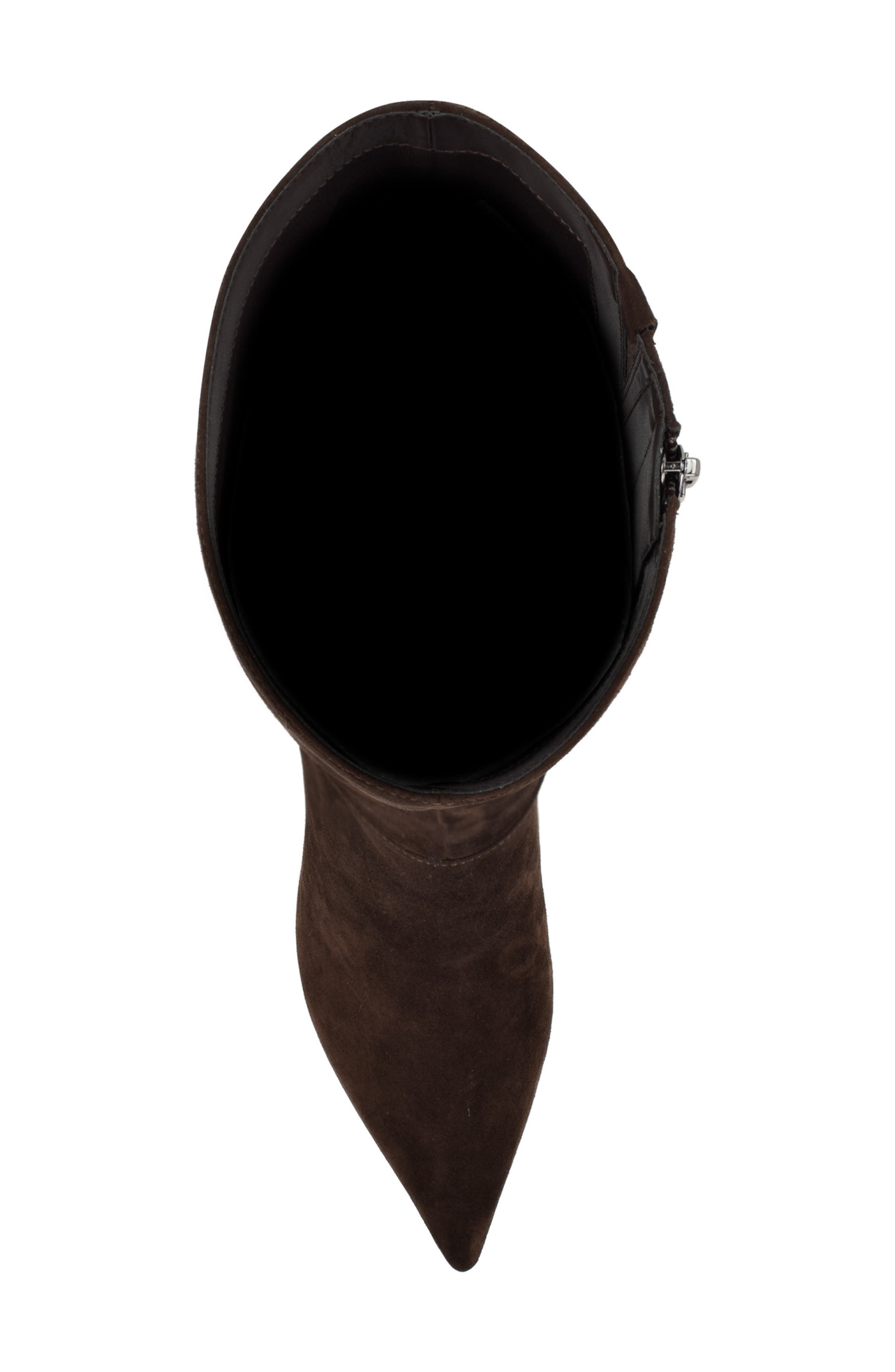 Somas Knee High Boot, Alternate, color, DARK BROWN SUEDE