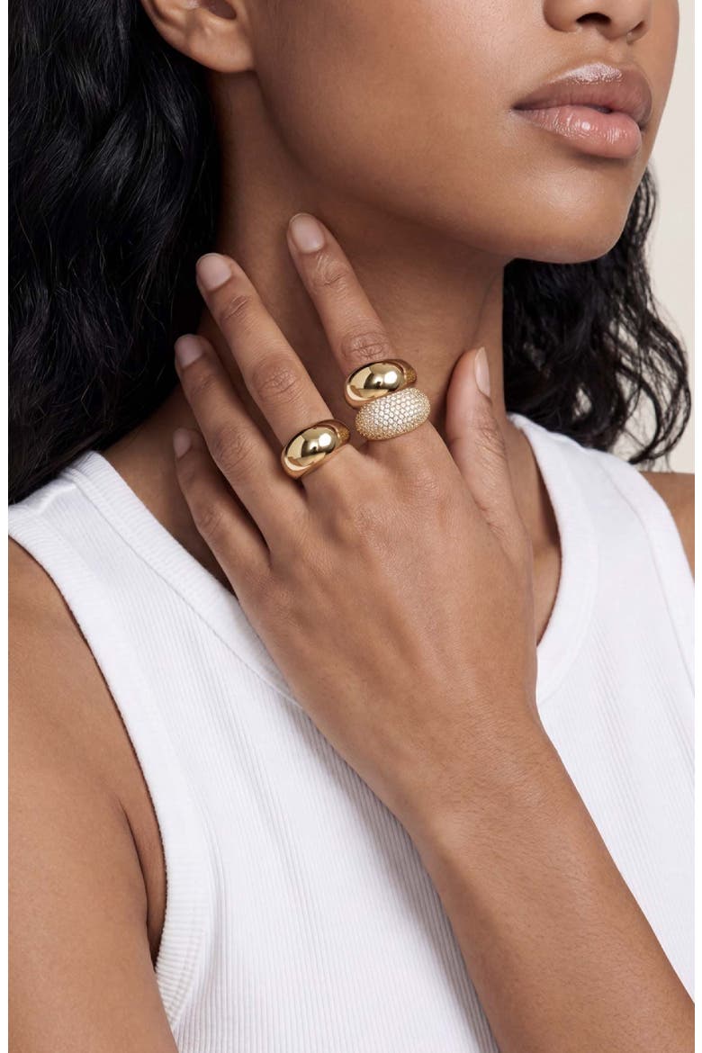 Timeless Glamour Set of 3 Rings, Alternate, color, GOLD