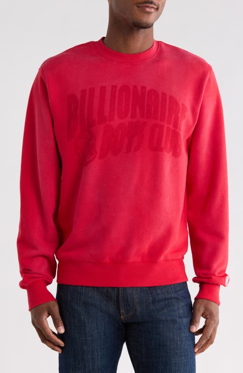 Curve Logo Faded Sweatshirt