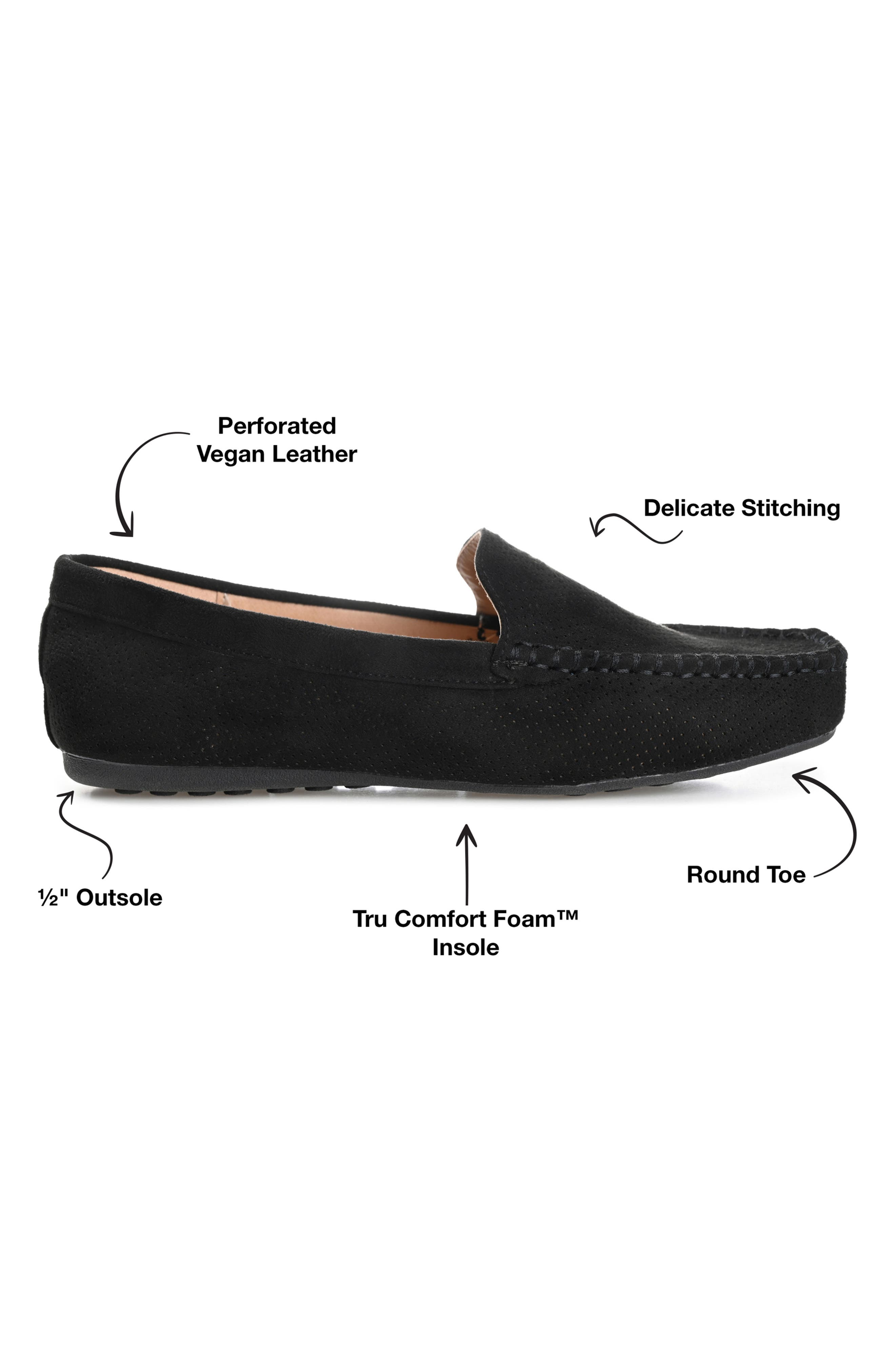 Journee Collection Halsey Loafer - Wide Width, Alternate, color, Black