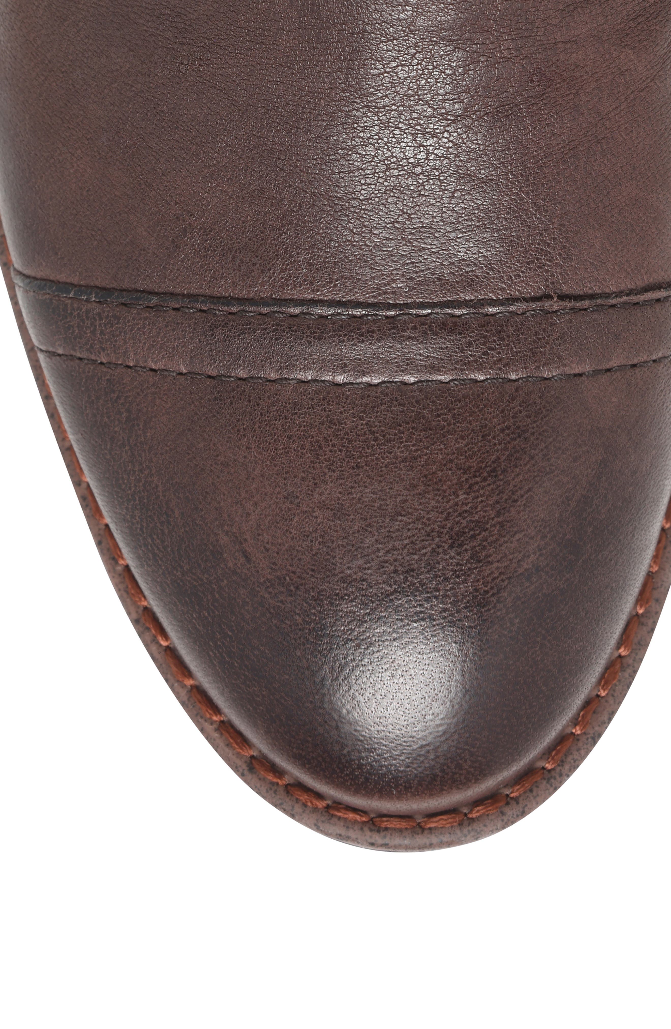 Comfortiva Cordia Cap Toe Bootie, Alternate, color, Cocoa Brown