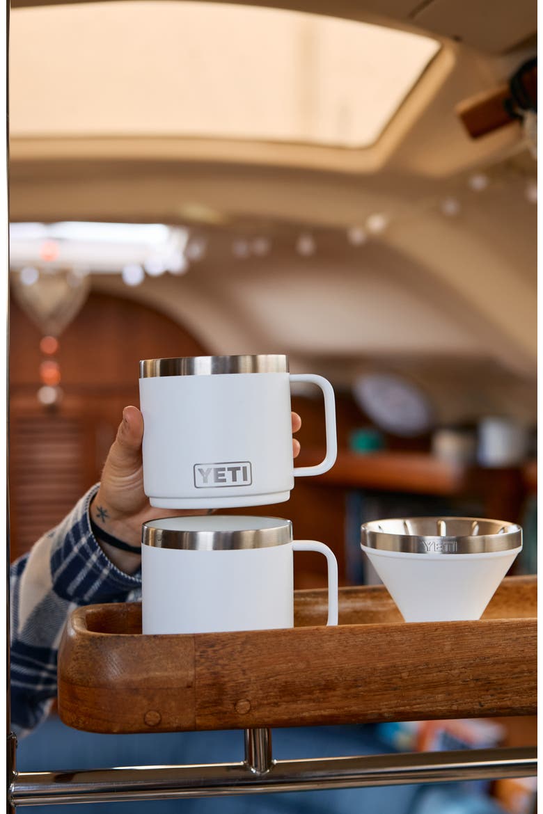 Rambler 14-Ounce Stackable Mug, Alternate, color, WHITE