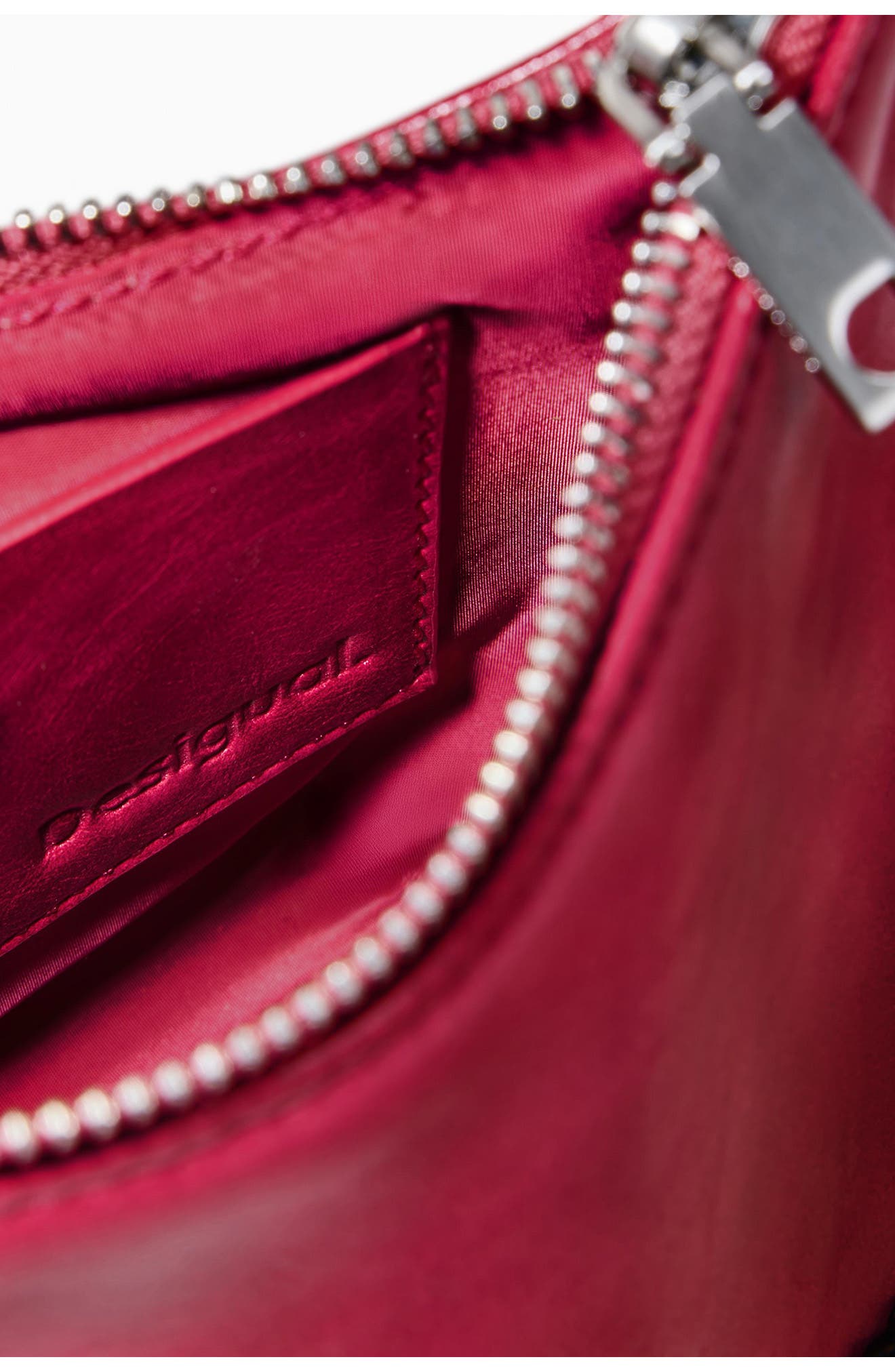 Desigual Faux Leather Shoulder Bag, Alternate, color, 