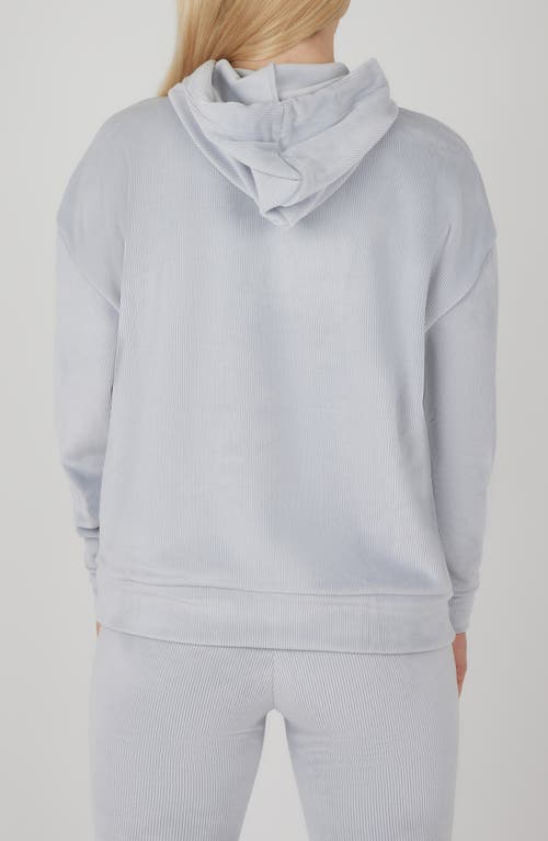 Yogalicious Dreamy Rib Year Round Sweatshirt In Micro Chip