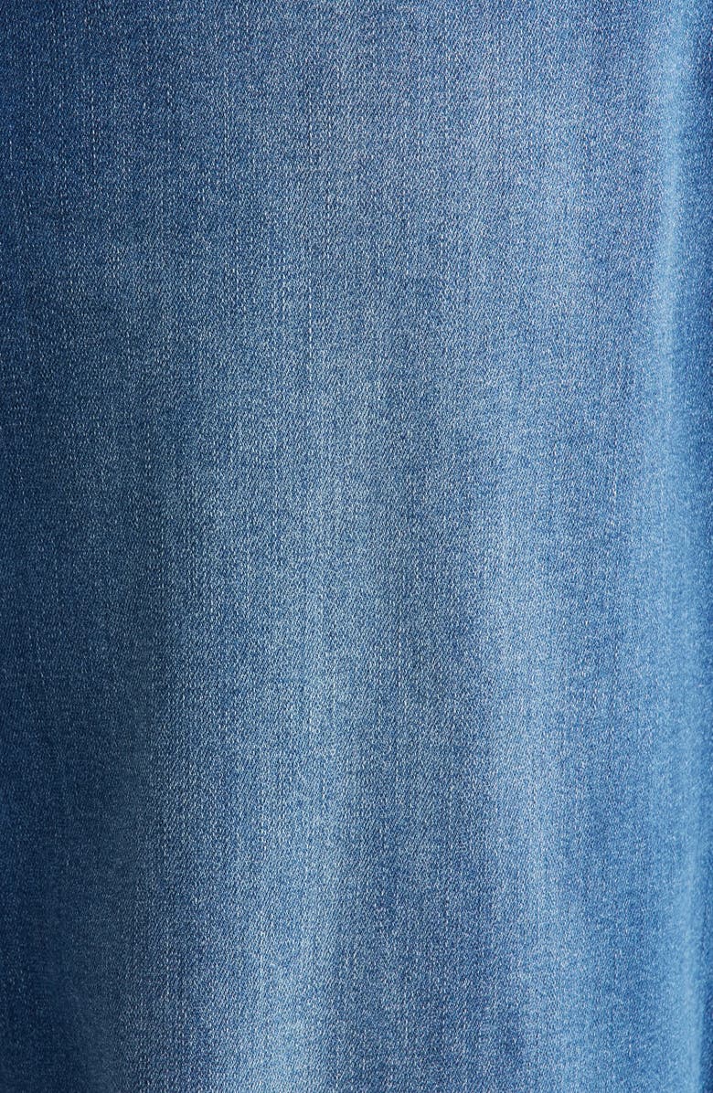 Wit & Wisdom Patch Pocket High Waist Wide Leg Jeans, Alternate, color, Blue