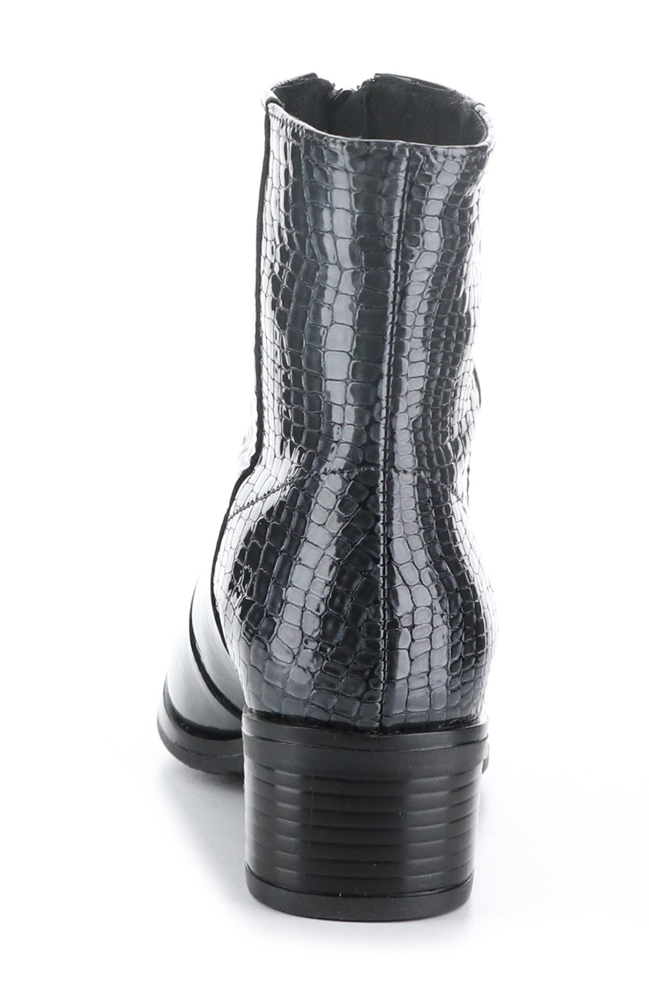 Jordon Bootie, Alternate, color, GREY PATENT LEATHER