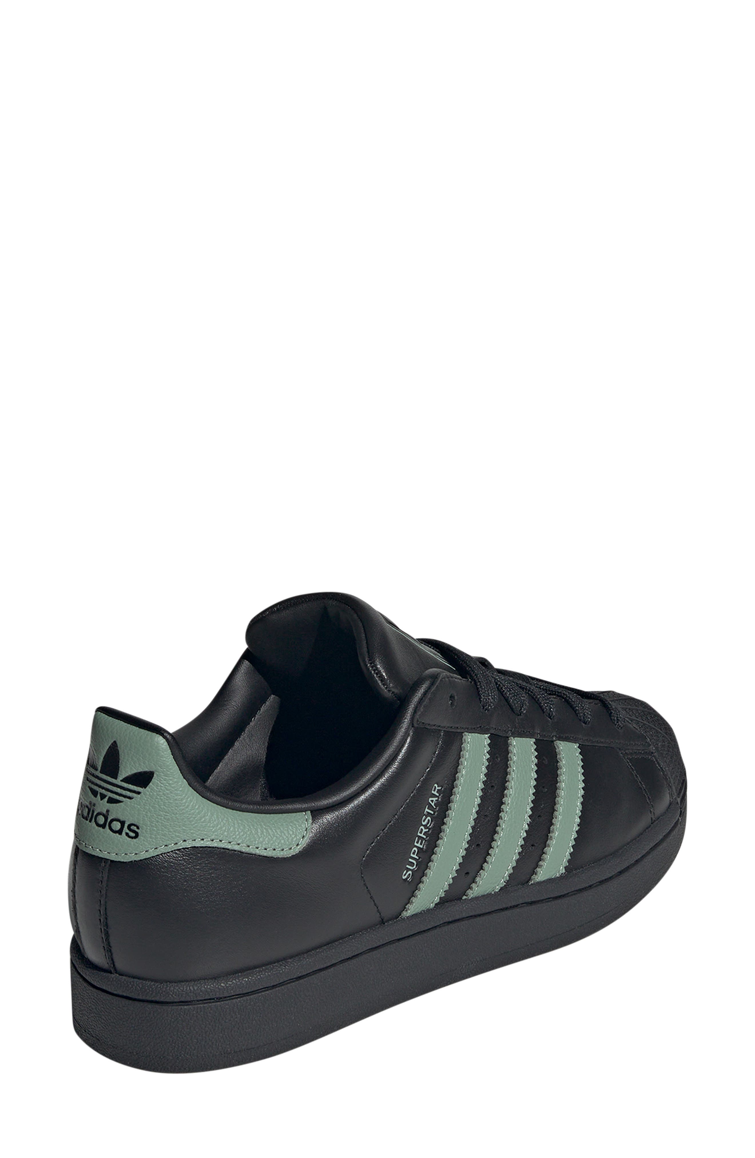 adidas Superstar II Sneaker, Alternate, color, Black/ Silver Green/ Silgrn