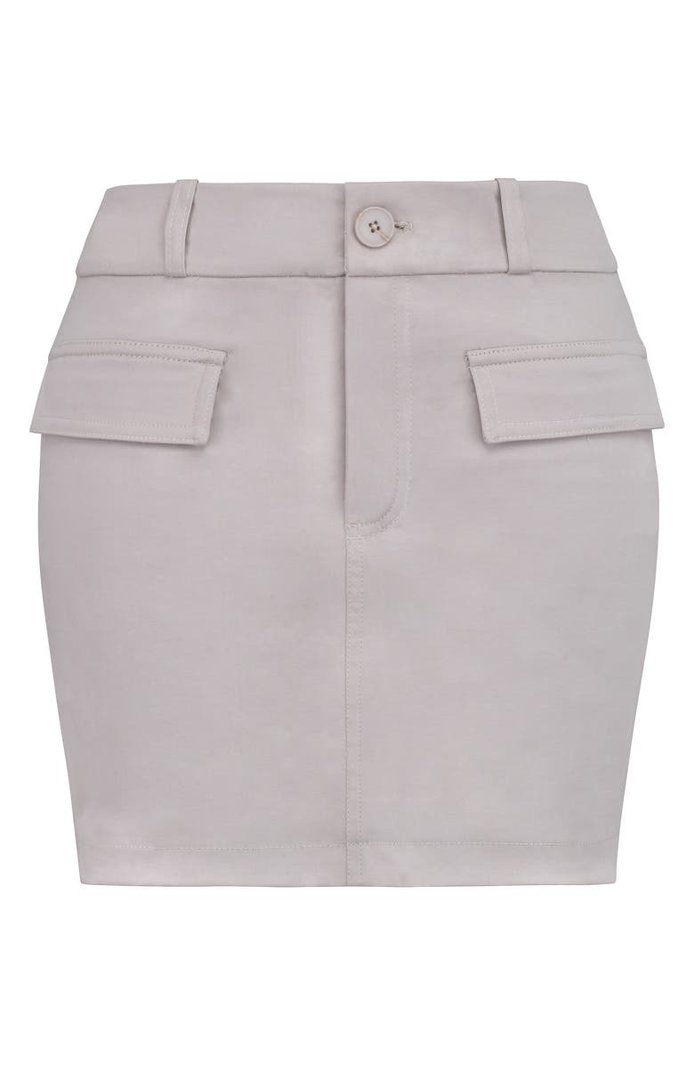 Mistress Rocks Low Rise Cargo Miniskirt, Alternate, color, Pebble