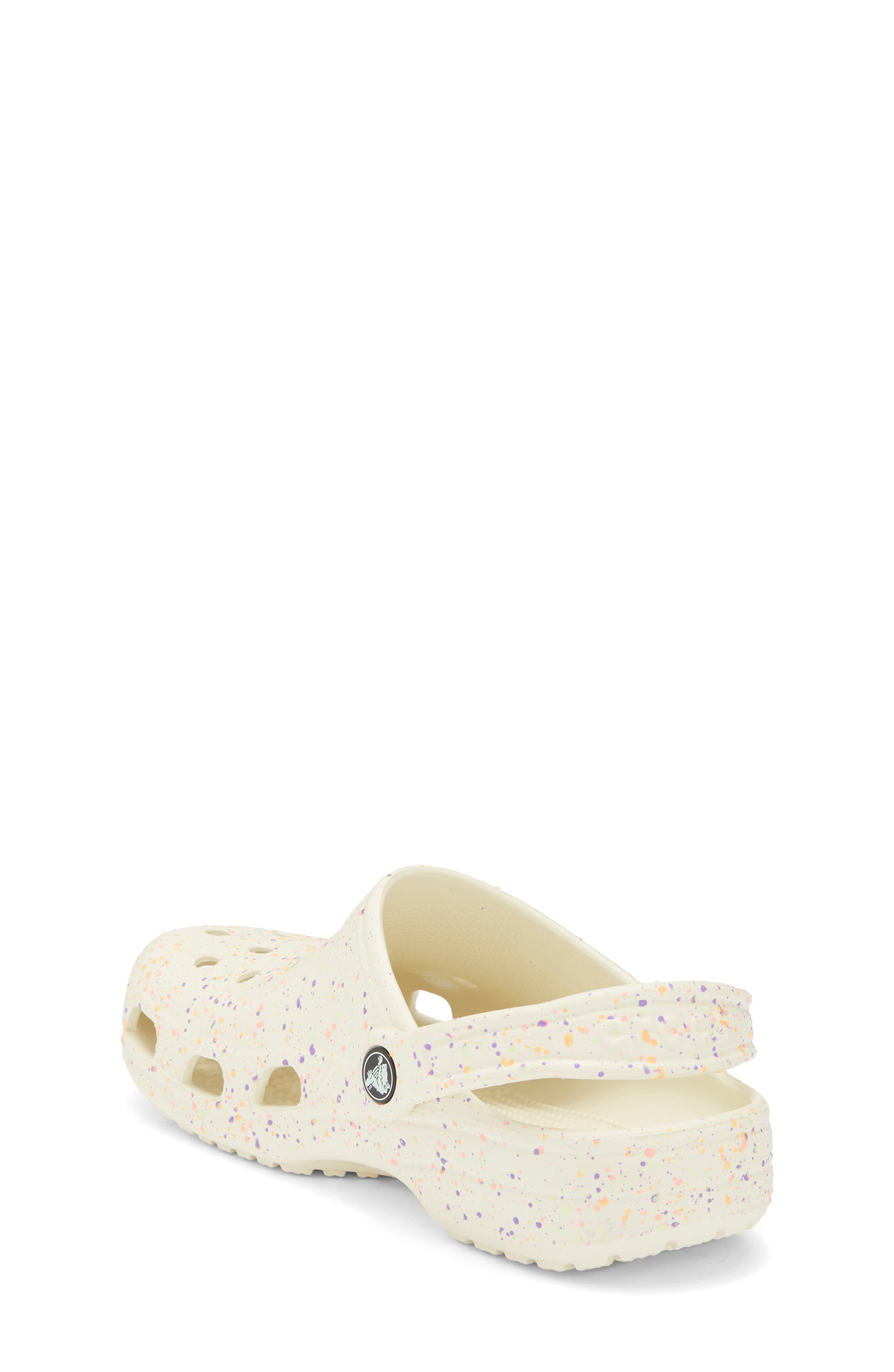 CROCS Kids' Classic Splatter Clog, Alternate, color, Summit White/ Multi