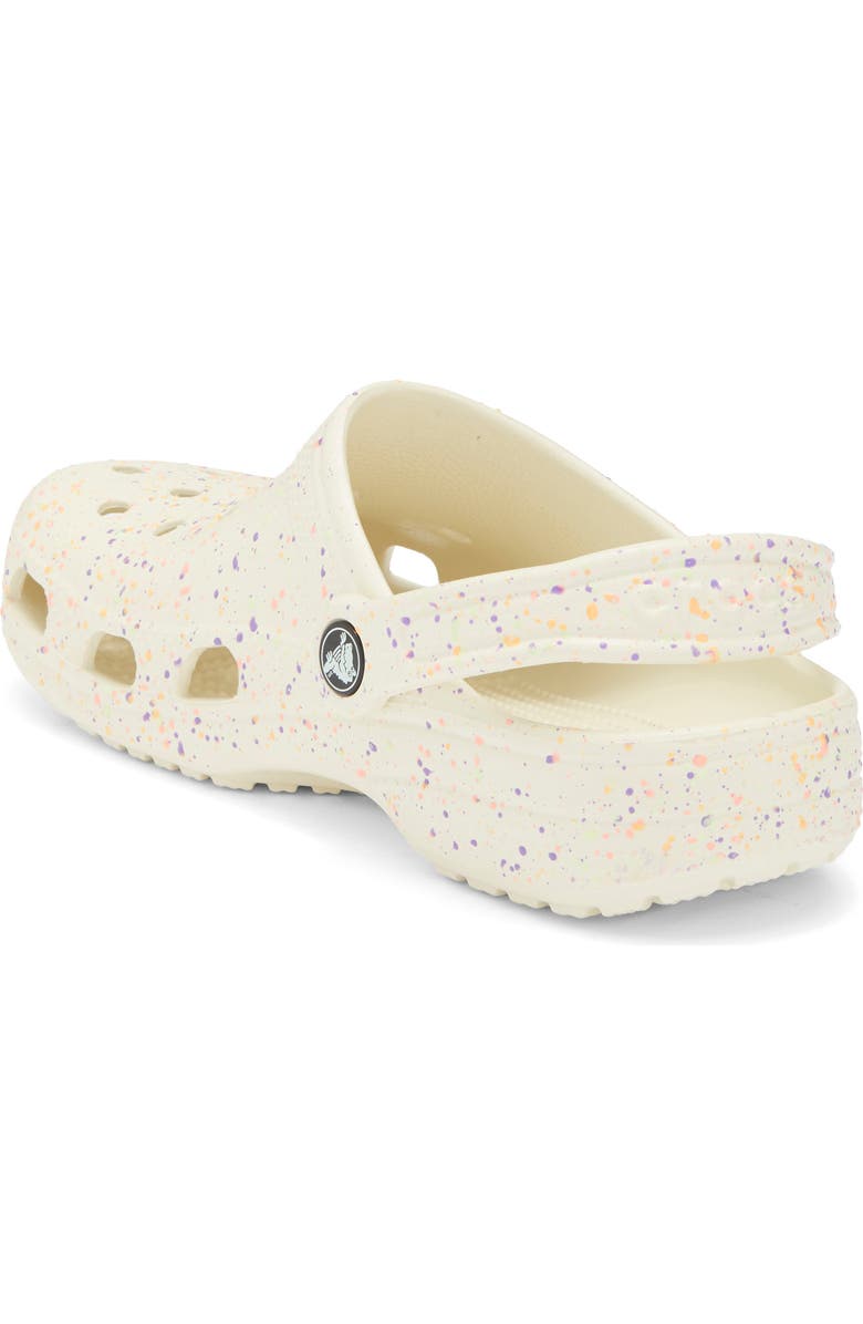 CROCS Kids' Classic Splatter Clog, Alternate, color, Summit White/ Multi