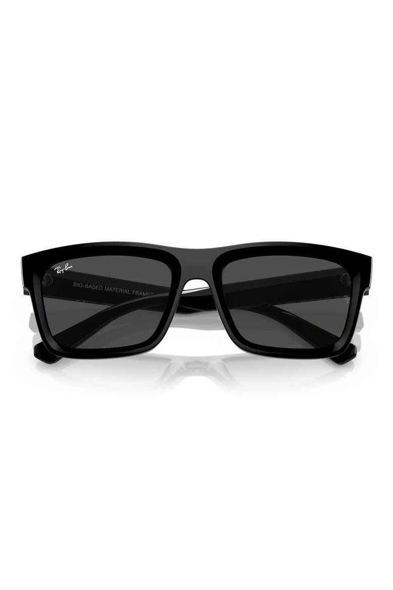 Warren 54mm Rectangular Sunglasses, Alternate, color, DARK GREY