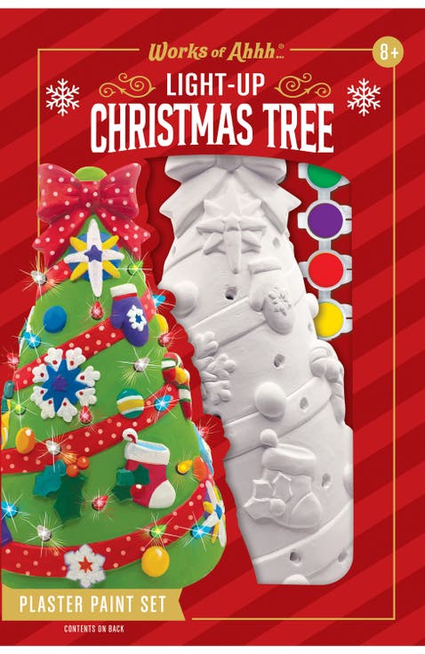 Christmas Tree Light-Up Plaster Kit