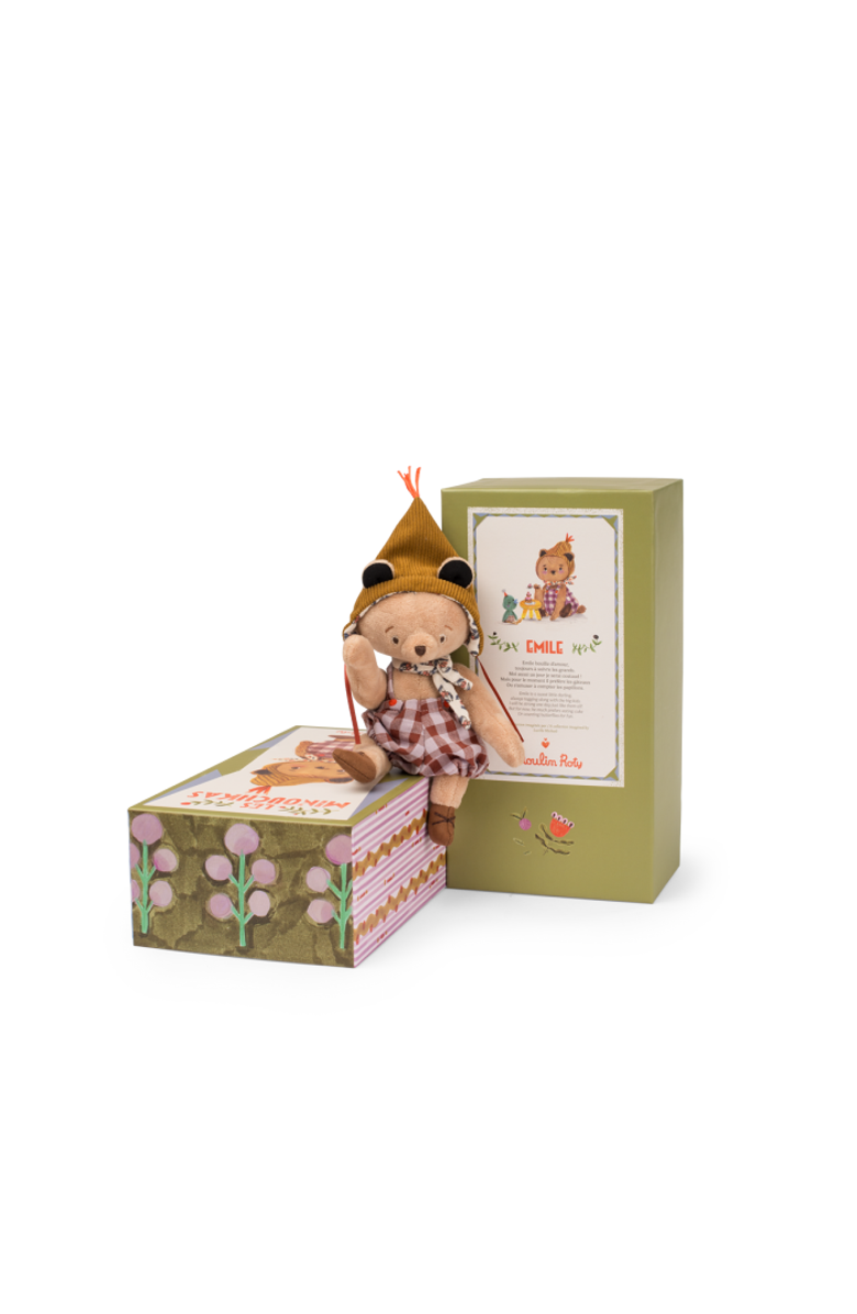 Moulin Roty Emile the Bear (small), Les Minouchkas, Main, color, Brown