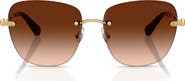 Swarovski 58mm Gradient Square Sunglasses