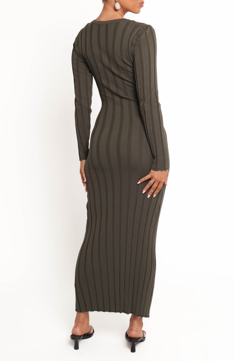 Petal & Pup Carlson Long Sleeve Maxi Dress, Alternate, color, Olive