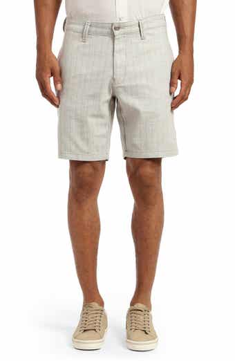 Mavi Jeans Noah Pinstripe Flat Front Stretch Twill Shorts